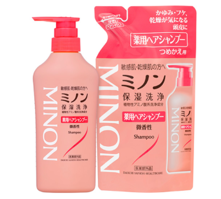 頭皮 乾燥 シャンプー ミノン　薬用ヘアシャンプー